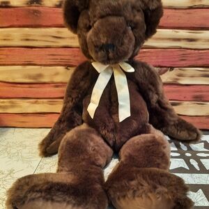 Kellytoy brown plush teddy bear stuffed animal Long Legs